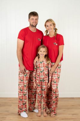 Image showing  Women's Christmas Chicken Plaid Pajama Shirt