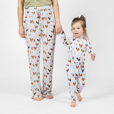 Image showing 4 th American Farm Company Women's Chicken Bamboo Pajama Pants