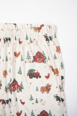 Image showing  Women's Christmas Barn Animals Pajama Pants