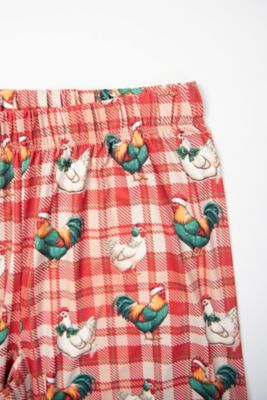 Image showing  Women's Christmas Chicken Plaid Pajama Pants