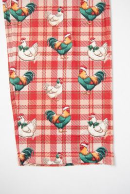 Image showing  Women's Christmas Chicken Plaid Pajama Pants
