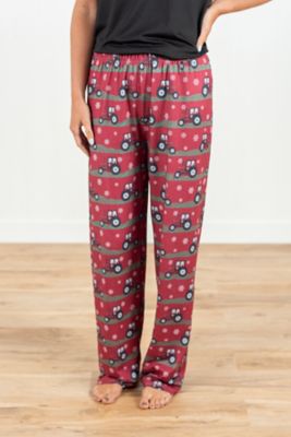 Image showing  Women's Red Tractor Christmas Pajama Pants
