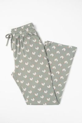 American Farm Company Women's Sage Chicken Bamboo Pajama Pants