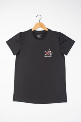 American Farm Company Women's Red Tractor Christmas Adult Shirt