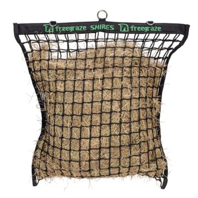 Image showing  FreeGraze Deluxe Hay Net Black Large (4 Flake) 32 x 32 in.