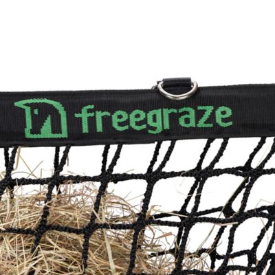 Image showing  FreeGraze Deluxe Hay Net Black Large (4 Flake) 32 x 32 in.