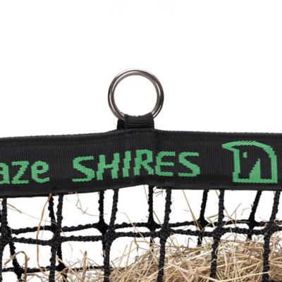 Image showing  FreeGraze Deluxe Hay Net Black Large (4 Flake) 32 x 32 in.
