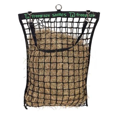 Image showing  FreeGraze Deluxe Hay Net Black Small (2 Flake) 24 x 31 in.
