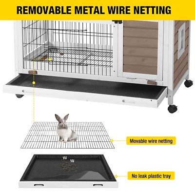 Image showing  Rabbit Hutch Bunny Cage (Inner Space 4.84 ft.)