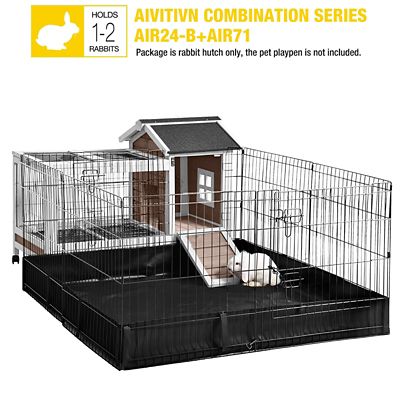 Image showing  Rabbit Hutch Bunny Cage (Inner Space 4.84 ft.)