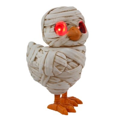 Red Shed 12 in. Mummy Chick Halloween Animatronic