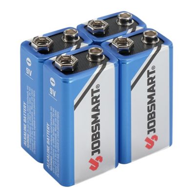 JobSmart Premium Alkaline 9 V Batteries, 4 pk.