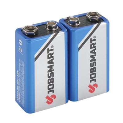 JobSmart Premium Alkaline 9 V Batteries, 2 pk.