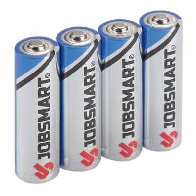 JobSmart Premium Alkaline AA Batteries, 4 pk.