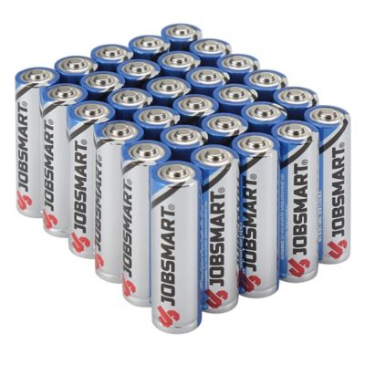 JobSmart Premium Alkaline AA Batteries, 30 pk.