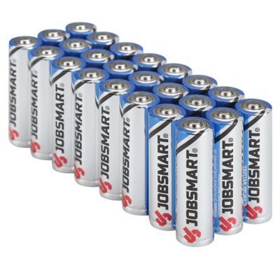 JobSmart Premium Alkaline AA Batteries, 24 pk.