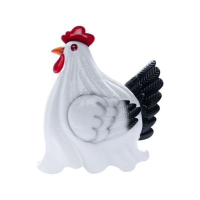 Red Shed 18.9 in. Metal Ghost Hen Halloween Statue