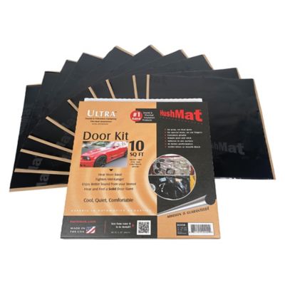 HushMat Multi-Use Sound-Damping Kit with Stealth Black Foil, 3.7 sq. ft.