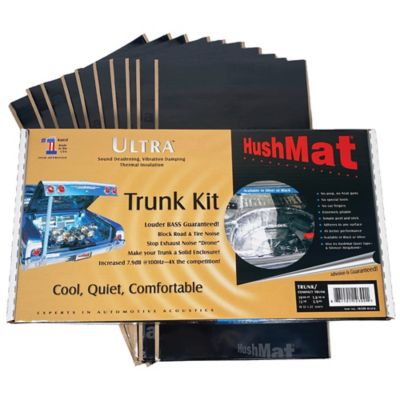 Image showing 8 th HushMat Bulk Sound-Damping Kit with Stealth Black Foil, 58 sq. ft.