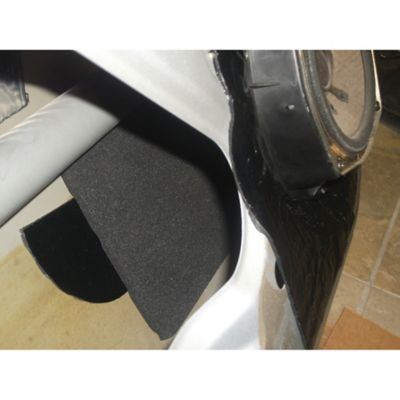 Image showing 7 th HushMat Door Sound-Damping Kit with Stealth Black Foil, 10 sq. ft.