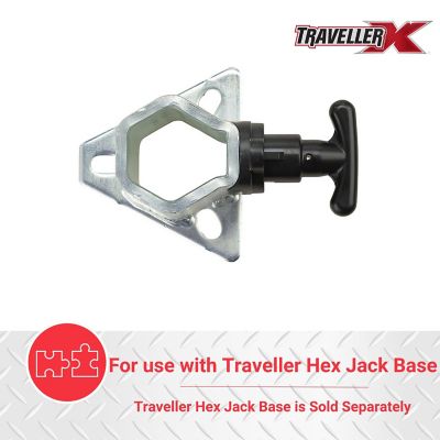 Image showing  5,000 lb. A-Frame Mounting Unit for Hex Jack Bases
