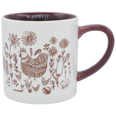 Red Shed 18.6 oz. Nordic Ceramic Mug, Red