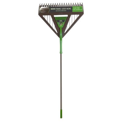Image showing  60 in. Steel Handle Poly Dual Tine Leaf Rake, 3 pk.