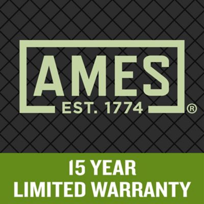 Image showing 5 th Ames 54 in. Wood Handle 22 Steel Tine Leaf Rake 3 pk.