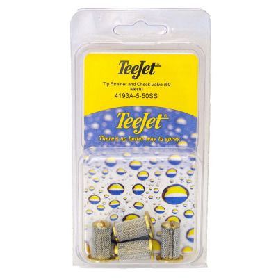 TeeJet Tip Strainer 50 Mesh in Brass 4 Pack