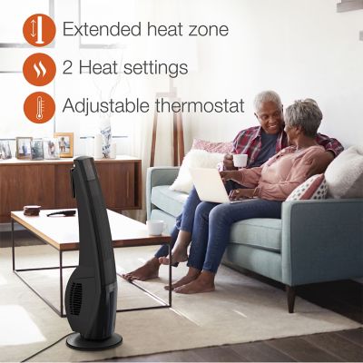 Image showing  1500W Ceramic Tower Heater with Remote Control