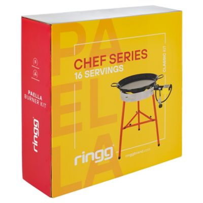 Image showing  Chef Series Classic Kit with Paella Pan, Dual Gas Burner and Stand