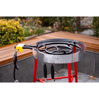 Image showing  Chef Series Classic Kit with Paella Pan, Dual Gas Burner and Stand