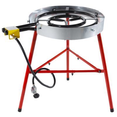 Image showing  Chef Series Pro Kit with Paella Pan, Dual Gas Burners, and Stand