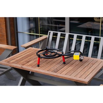 Image showing  Flame Series Classic Kit with 16-In. Dual-Ringed Gas Burner and Tabletop Stand