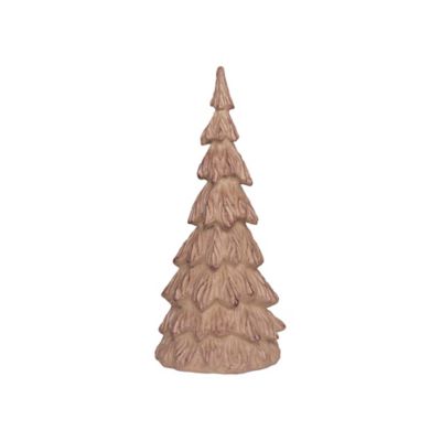 Red Shed 11.5 in. Resin Carved Christmas Tree