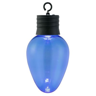 Red Shed Jumbo C7 Hanging Christmas Light Bulb, Blue