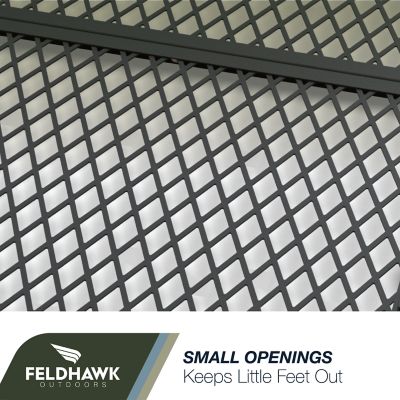 Image showing  Window Well Covers Powder Coated D - Shaped Semi-universal fit. 38" x 54"