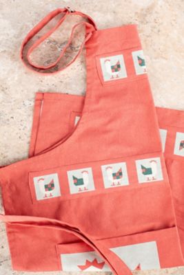 Image showing  Patchwork Christmas Chicken Apron