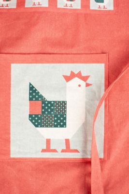 Image showing  Patchwork Christmas Chicken Apron