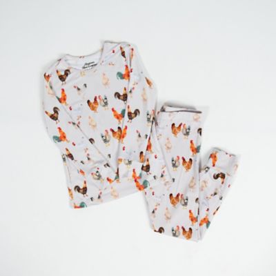 American Farm Company Kid's Chicken Toddler/Youth Bamboo Pajama Set