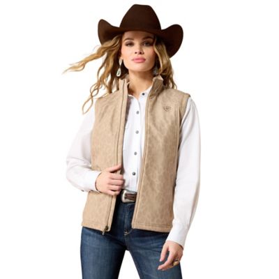Ariat Women's Logo Softshell Print Vest