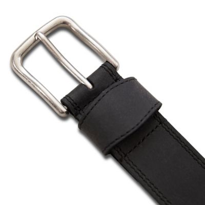 Image showing  Double-Needle Stitch Leather Belt, 1-3/8 in.