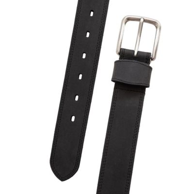 Image showing  Double-Needle Stitch Leather Belt, 1-3/8 in.
