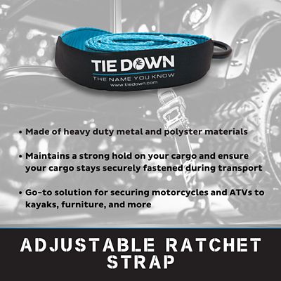 Image showing  2 in. x 96 in. Blue Heavy Duty Strap, 4-Pack Kit