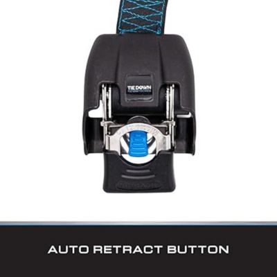 Image showing  2 in. X 43 in. Stainless Steel Retractable Boat Transom Strap, 2-Pack Kit