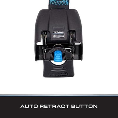 Image showing  2 in. x 43 in. Powder Coat Painted Retractable Boat Transom Strap, 2-Pack Kit