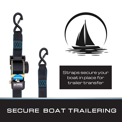 Image showing  2 in. x 43 in. Retractable Boat Transom Straps, 2 pk. Kit