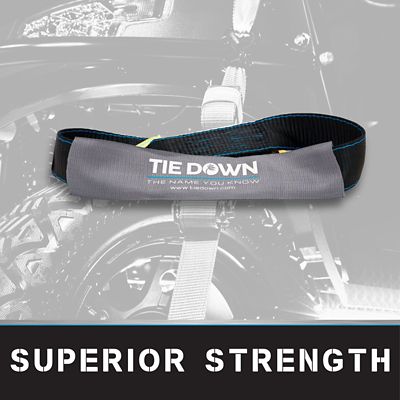 Image showing  2 in. x 36 in. Black Heavy Duty Axle Strap, 4-Pack Kit