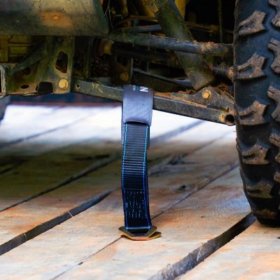 Image showing  2 in. x 36 in. Black Heavy Duty Axle Strap, 4-Pack Kit