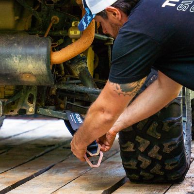 Image showing 5 th Tie Down 2 in. x 36 in. Black Heavy Duty Axle Strap, 4-Pack Kit